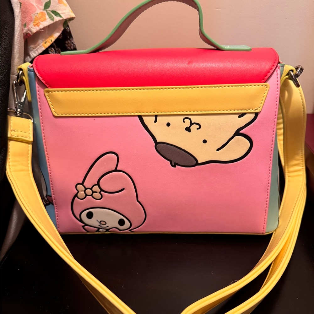 Loungefly Red and Blue Hello Kitty Purse - Picture 4 of 5